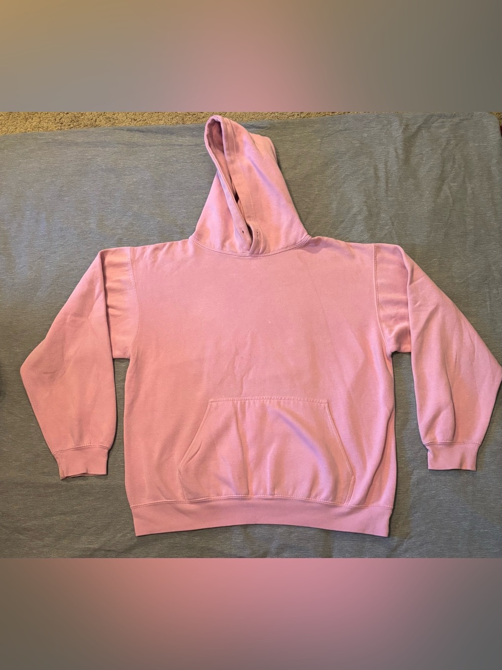 FashionNovaMen Pink Pullover Hoodie